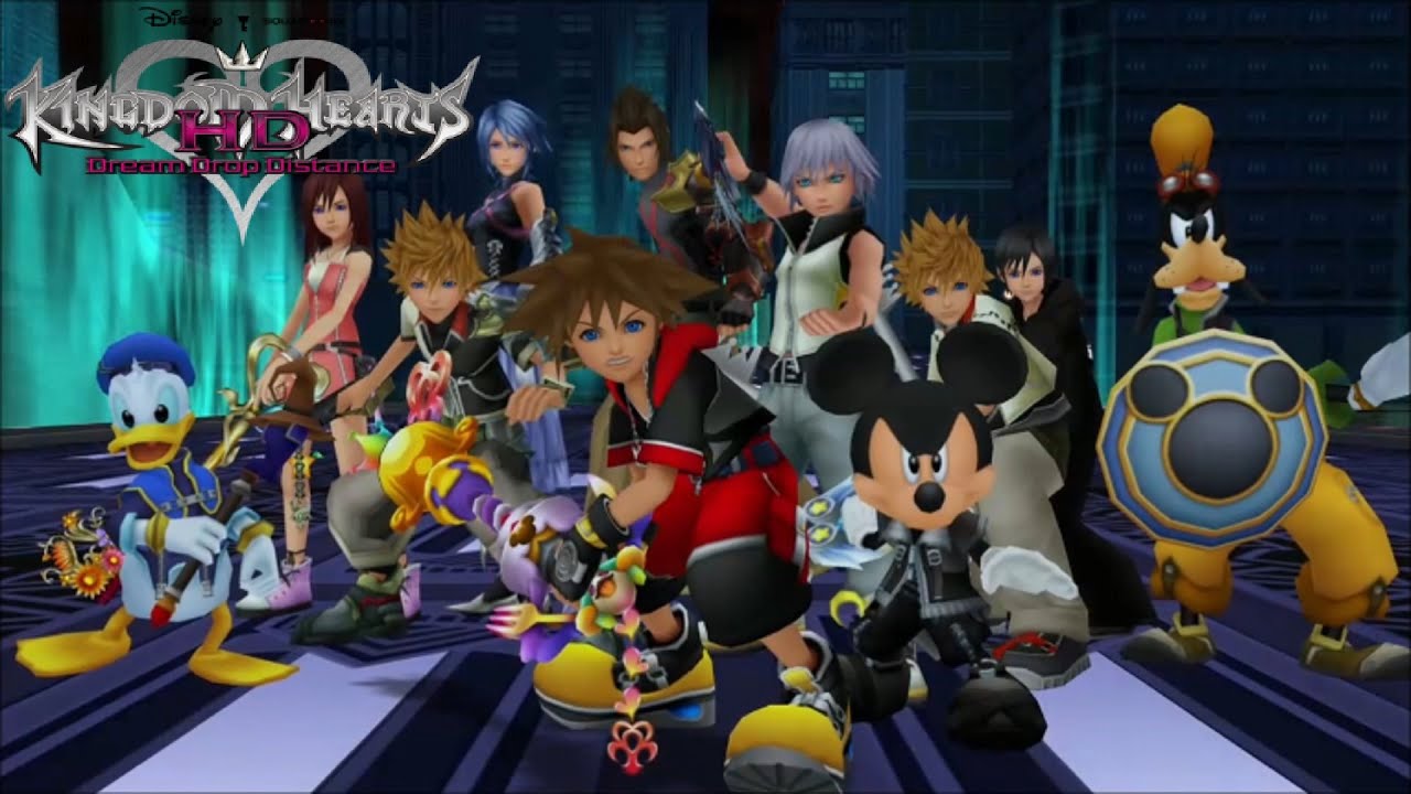 Kingdom Hearts Dream Drop Distance Game Movie (All Cutscenes)