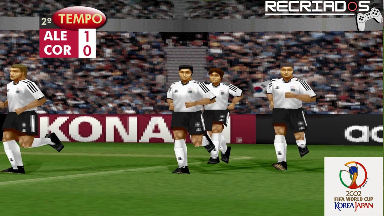 ALEMANHA 1 X 0 CORÉIA DO SUL - COPA DE 2002 - RECRIADO NO WINNING ELEVEN 2002