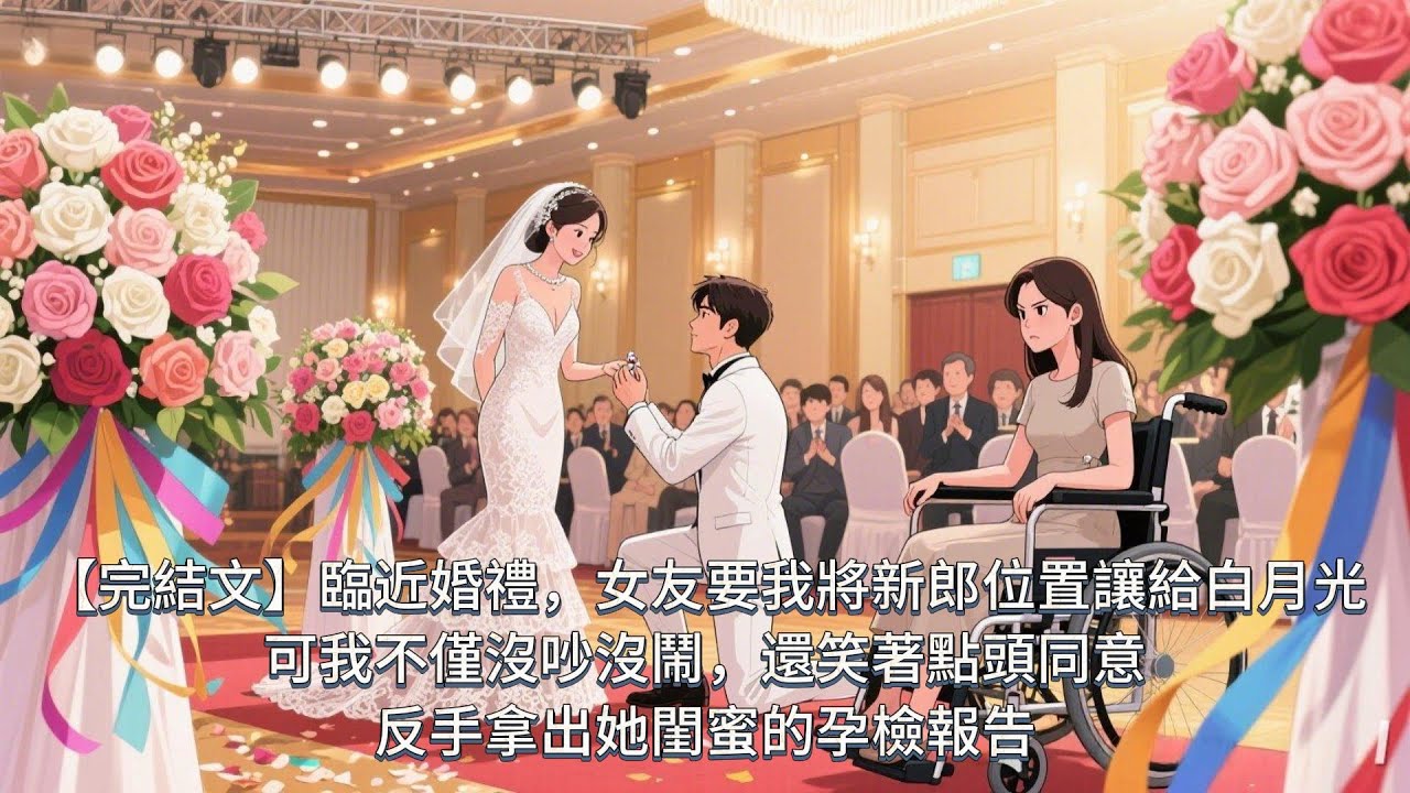 【完結文】臨近婚禮，女友要我將新郎位置讓給白月光可我不僅沒吵沒鬧，還笑著點頭同意反手拿出她閨蜜的#一口氣看完 #故事頻道 #完結小說 #爽文