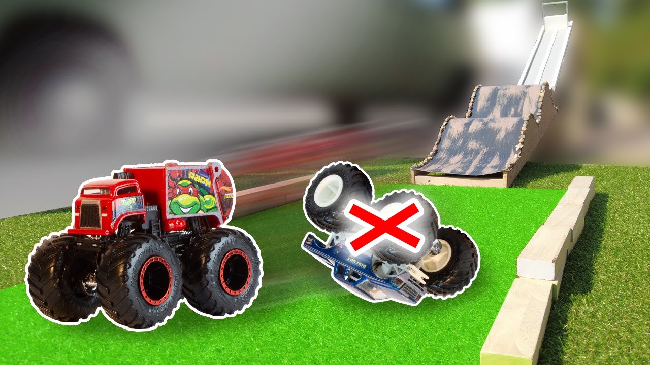 Competition #19: Hot Wheels MONSTER TRUCK Racing Wave Ramp Battle 💥 CHAMPIONSHIP '24 CAR CRASHING