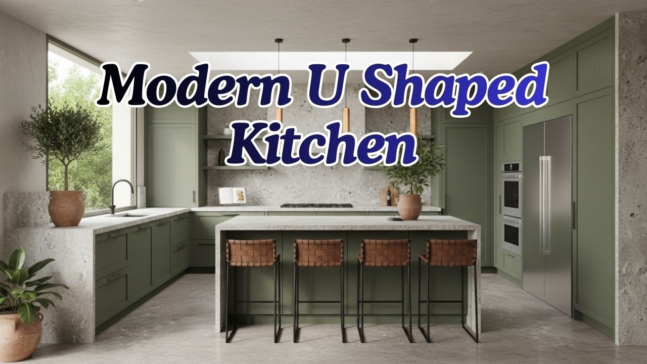 U Shape Kitchen Designs With Island That Maximize Space And Modern Functionality Island Kitchen