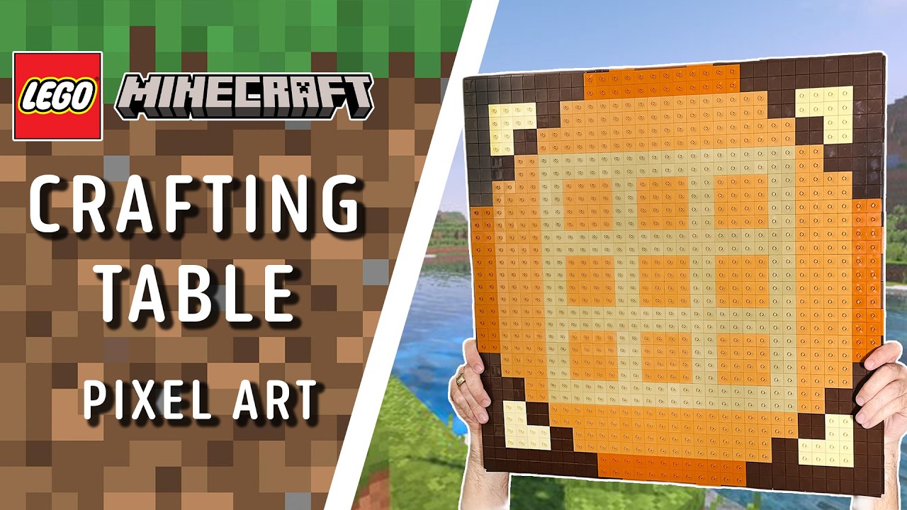 The Crafting Table - LEGO Minecraft Pixel Art