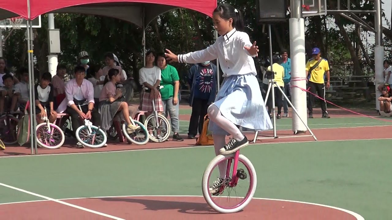 110 4 10第六屆樹人盃獨輪車邀請賽國小女單第二名 白河國小語彤