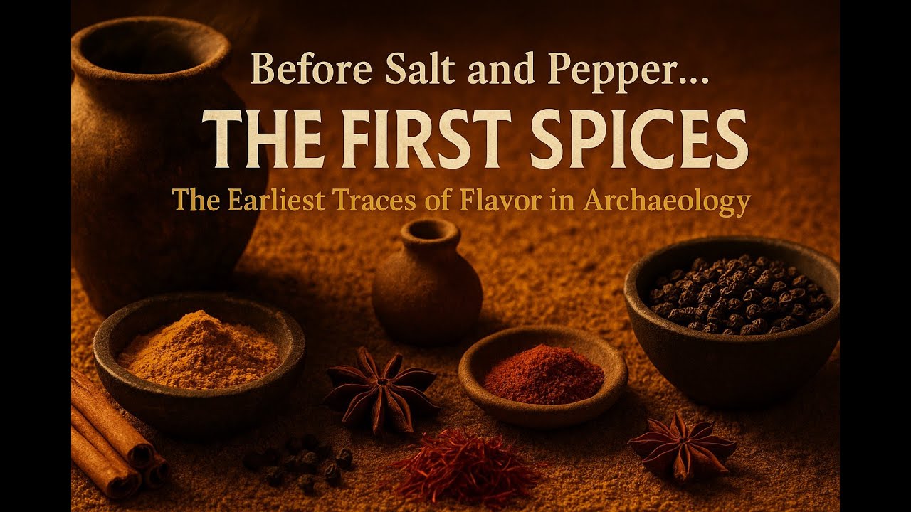 Before Salt and Pepper... The Earliest Traces of Spices in Archaeology.
