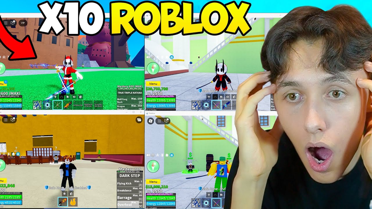 Comment JOUER sur PLUSIEURS ROBLOX en meme TEMPS !