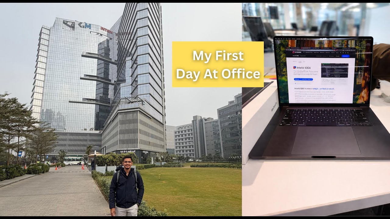 My First Day at Office | Internship Begins