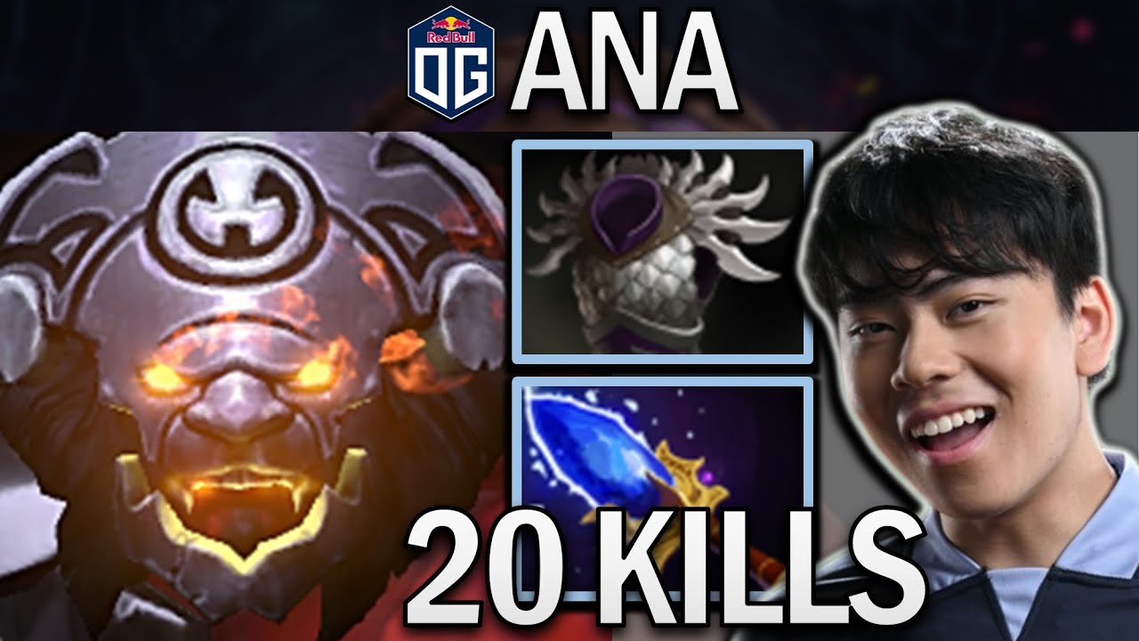 OG.ANA AXE - NO MERCY WITH 20 KILLS - DOTA 2 7.31 GAMEPLAY