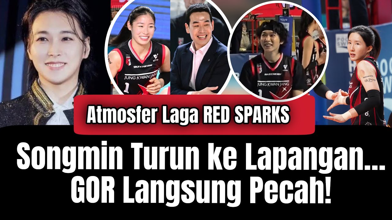 Penonton Terdiam Lalu Histeris! Songmin Bocorkan Lagu Baru di Tengah Laga Voli