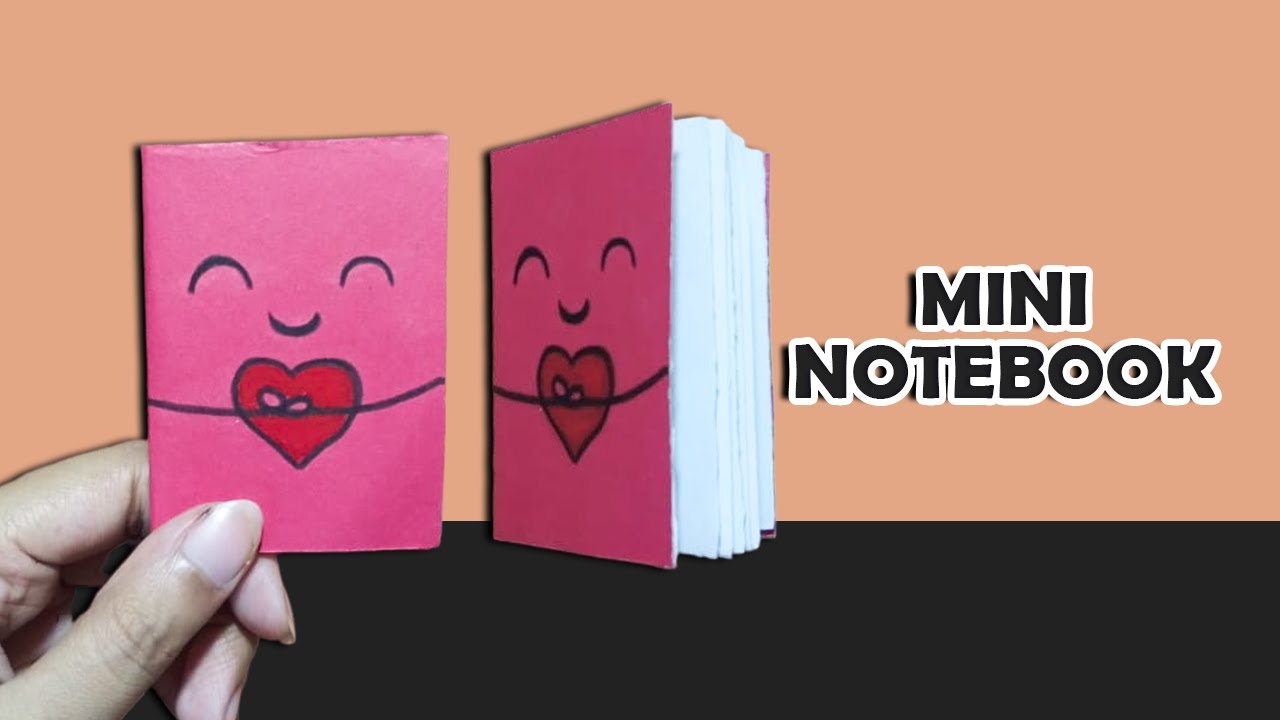 Diy mini Notebook One Sheet Of Paper |diy cute mini notebook