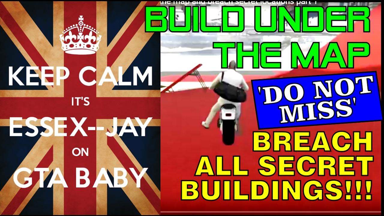 GTA 5 Online How to BREACH ALL SECRET LOCATIONS under the map with content creator races