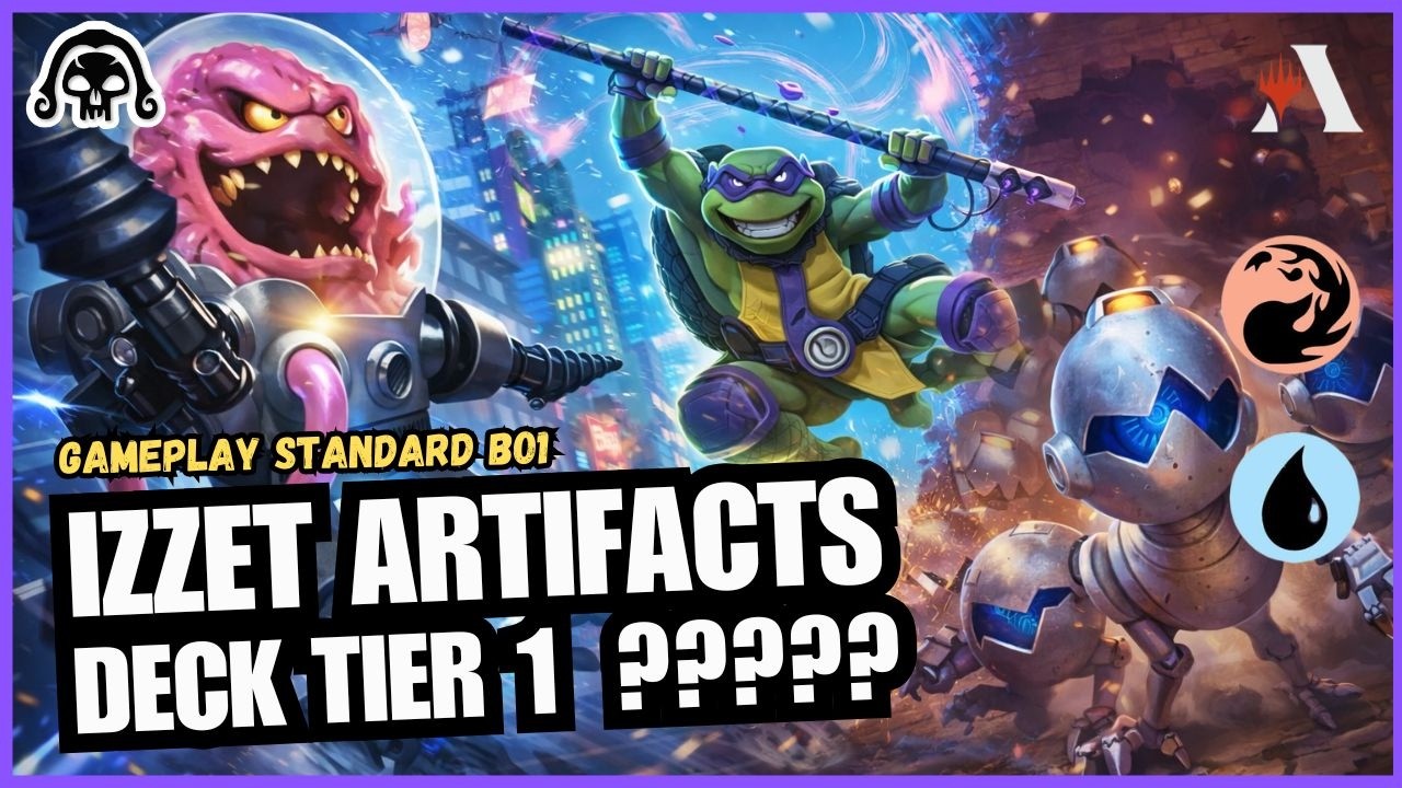 ESSE DECK VAI DOMINAR O META | Izzet Artifacts 🐢⚙️ (Acesso Antecipado de Tartarugas Ninjas)