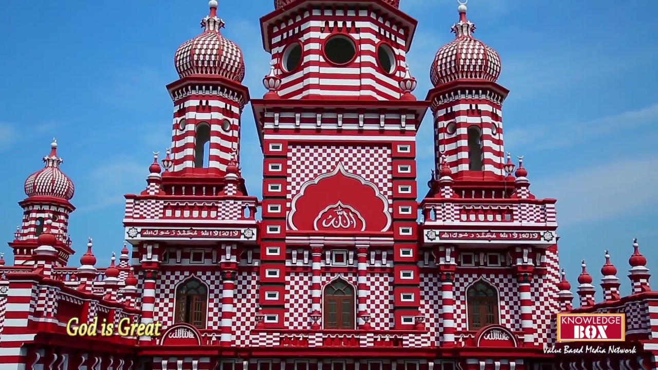 Amazing Azan - AL JAMIUL ALFAR MASJID, (Red Masjid) Sri Lanka.