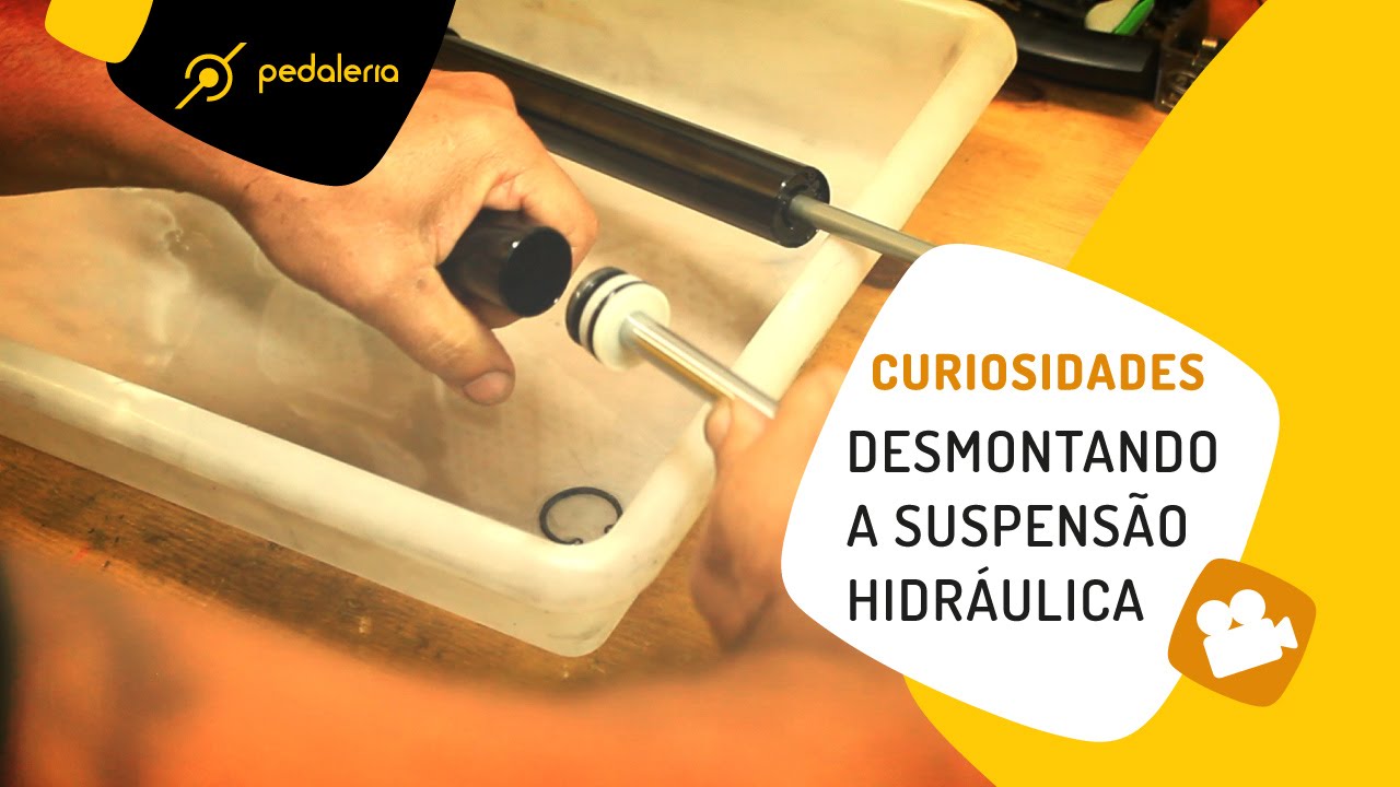 Pedaleria - Desmontando uma suspensão hidraulica