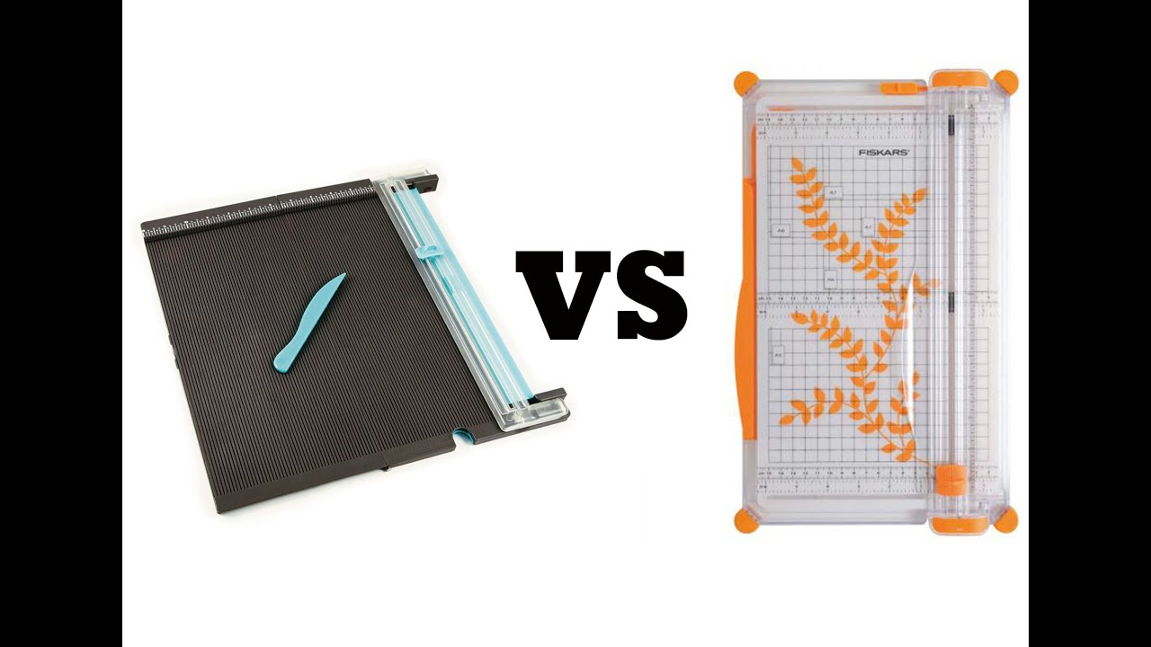 Massicot FISKARS vs WE R MEMORY KEEPERS