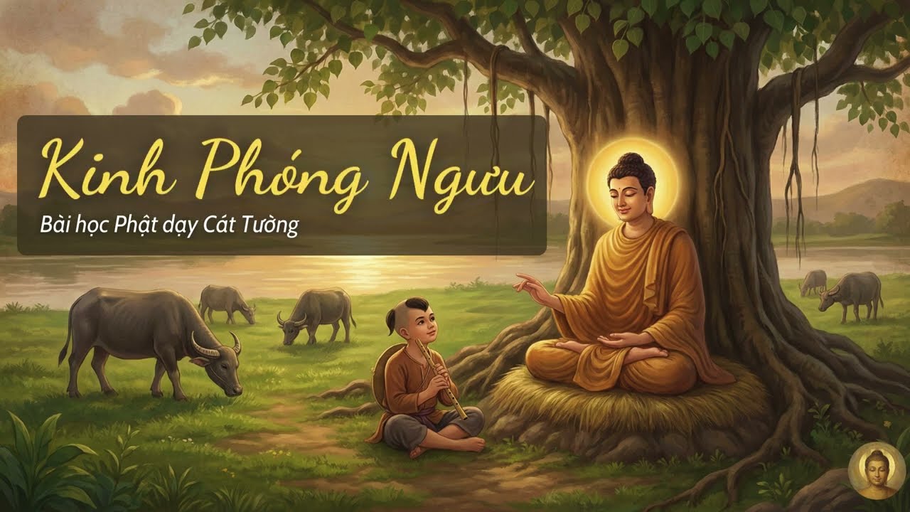 Kinh Phóng Ngưu - Chăn trâu là chăn tâm, Phật dạy cho Cát Tường | Diệu Âm Tỉnh Thức #1