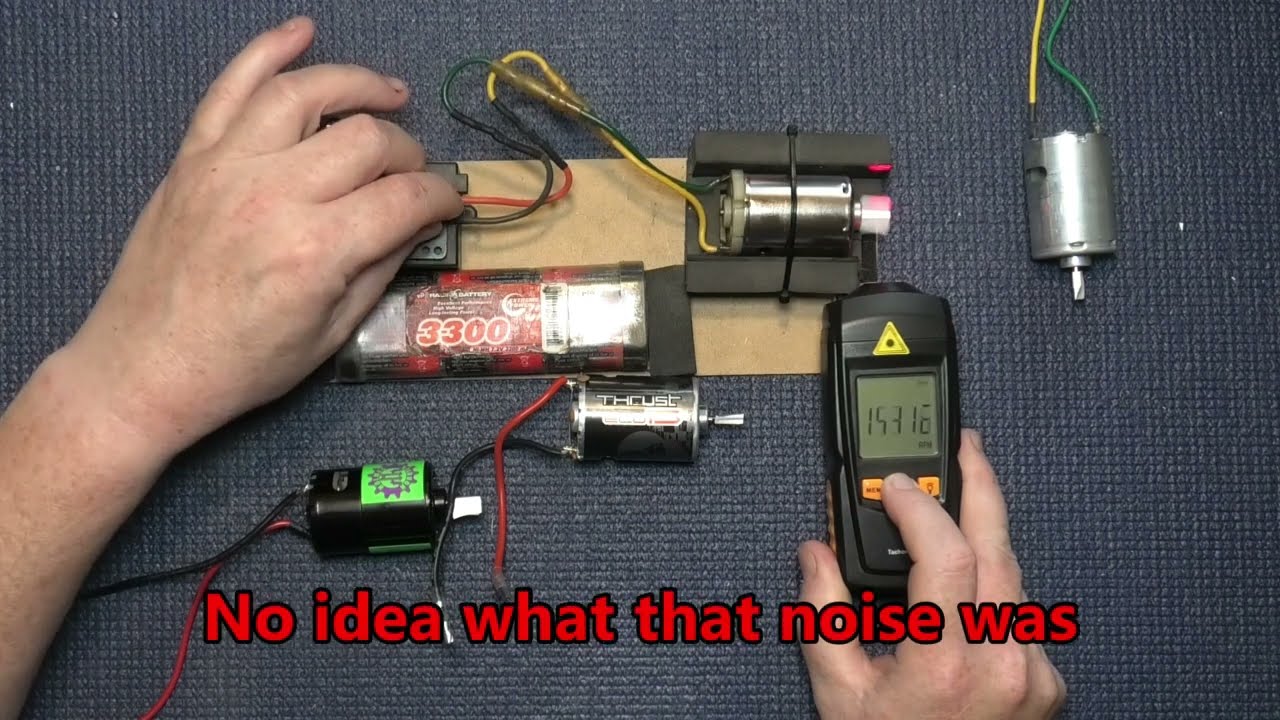 Brushed Motor RPM Comparison