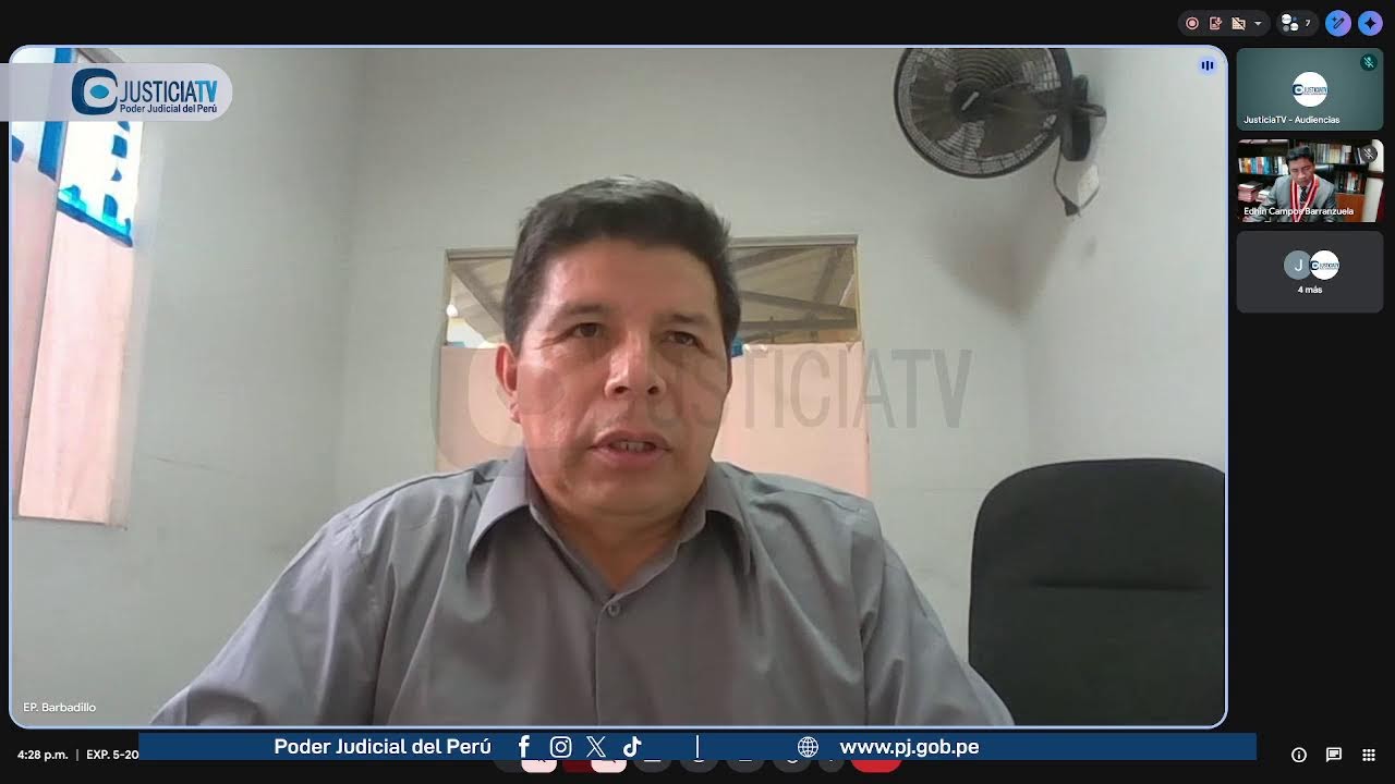 🔴#EnVivo | REQUERIMIENTO DE PROLONGACIÓN DE PRISIÓN PREVENTIVA CONTRA PEDRO CASTILLO TERRONES