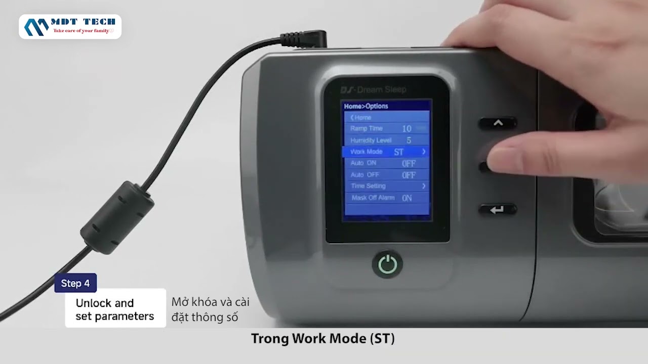 Hướng dẫn sử dụng máy trợ thở Ventmed DS8