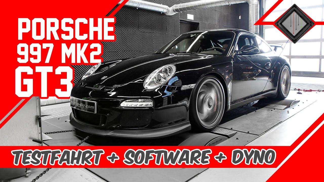 Porsche 997 GT3 Testfahrt Software Dyno | mcchip-dkr