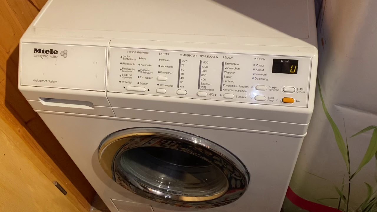 Ich habe wieder mal eine Waschmaschine bekommen...