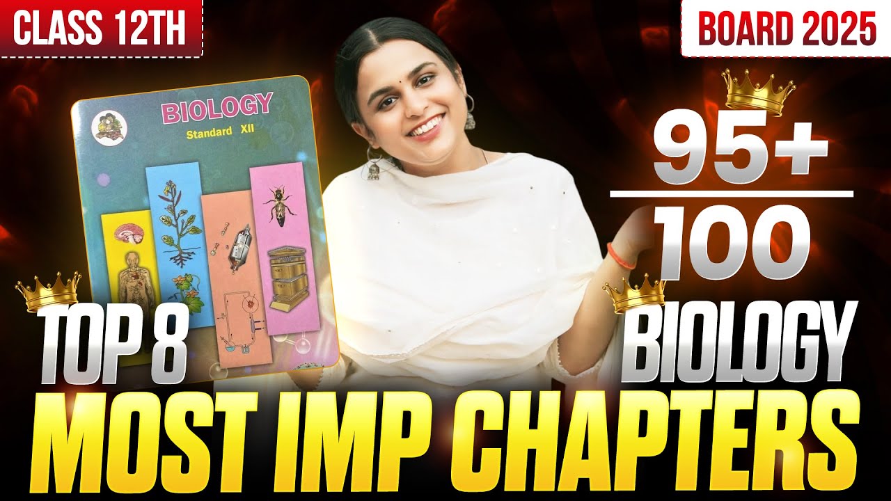 ✅ Biology Most Important Chapters⚠️ | HSC Board 2025 | Tapi Miss #imp