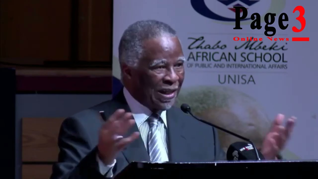 Former President Thabo Mbeki speaks on youth in South Africa 🇿🇦