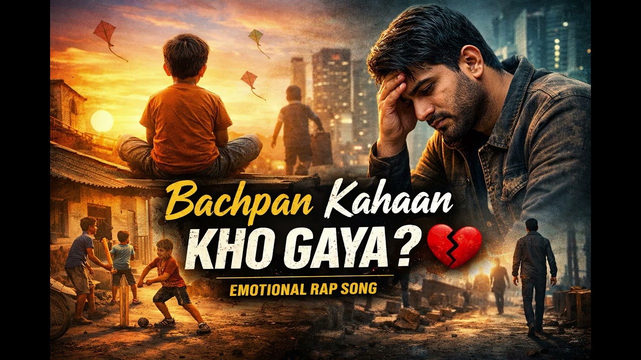 Bachpan Kahaan Kho Gaya 💔 | Emotional Rap Song | Childhood Memories | Heart Touching Rap 2026
