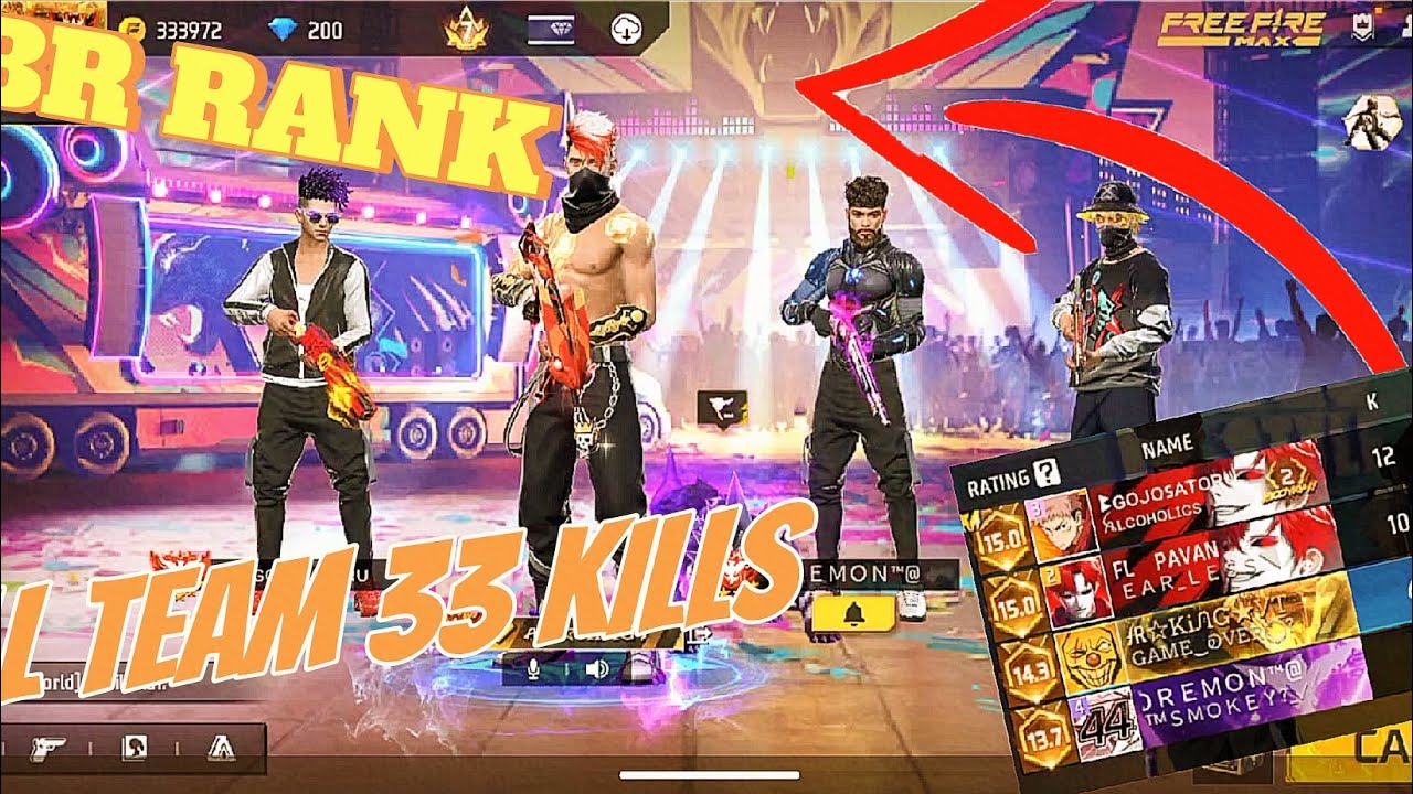 ALL TEAMMATES IS 33KILL👑🆓🔥 #snrkingffgamer#freefire #garenafreefire 