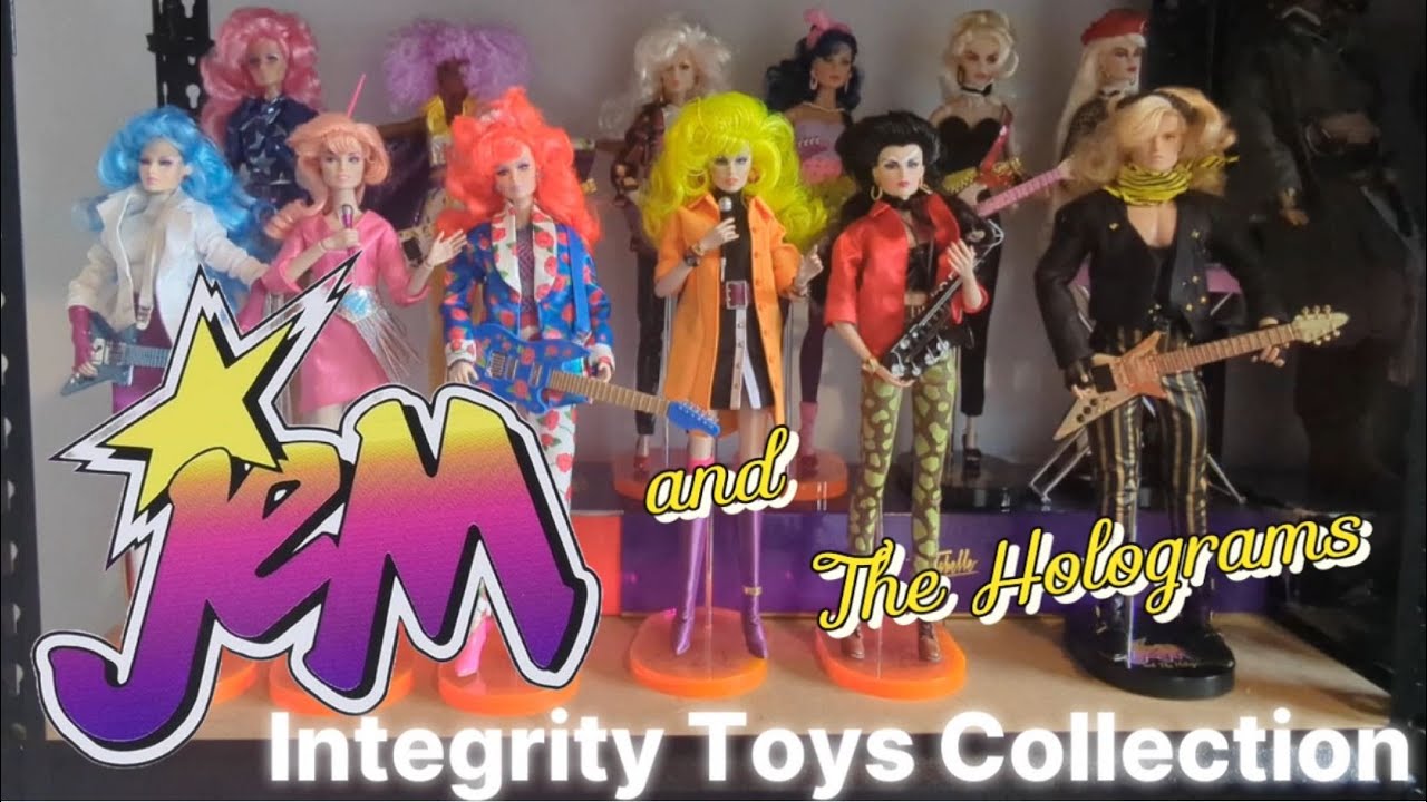 Jem and the Holograms Doll Collection Integrity Toys 40th Anniversary Retrospective