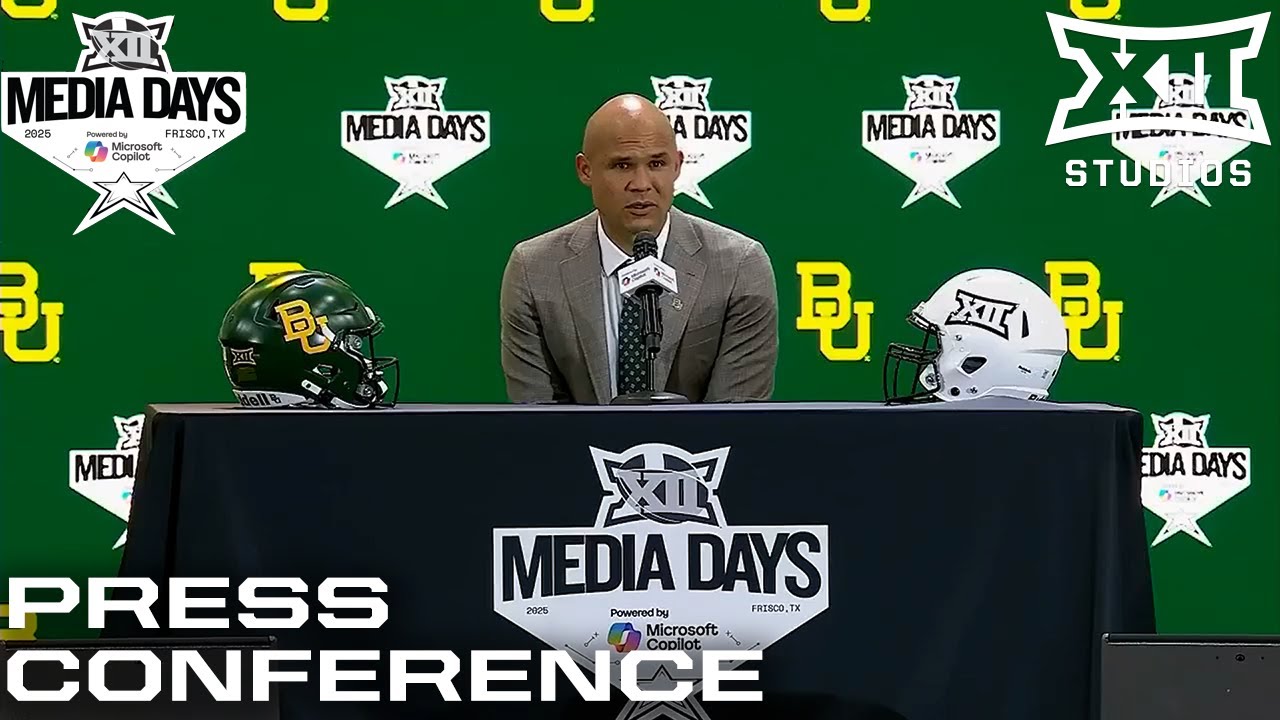 Baylor's Dave Aranda Press Conference | 2025 Big 12 Football Media Days Powered by Microsoft Copilot