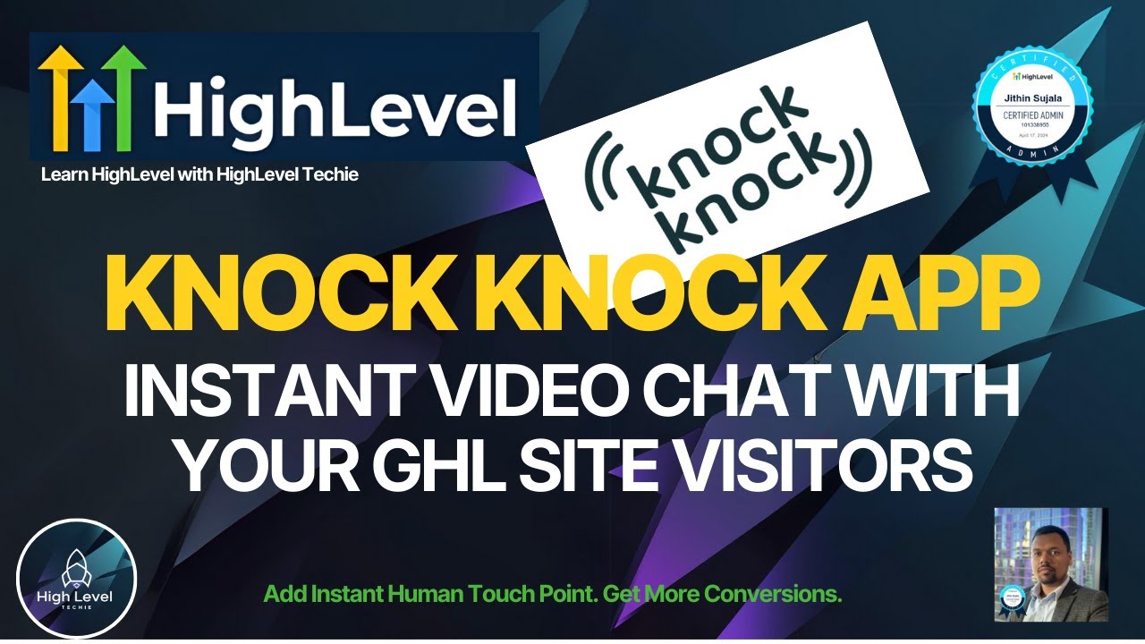 Start Instant Video Calls with your website visitors and sell more | Knock Knock App | Full Tutorial