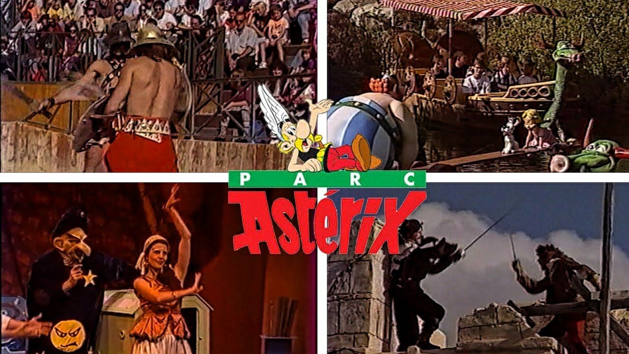 IMAGES DU PARC ASTÉRIX ANNÉES 90 (images rares)