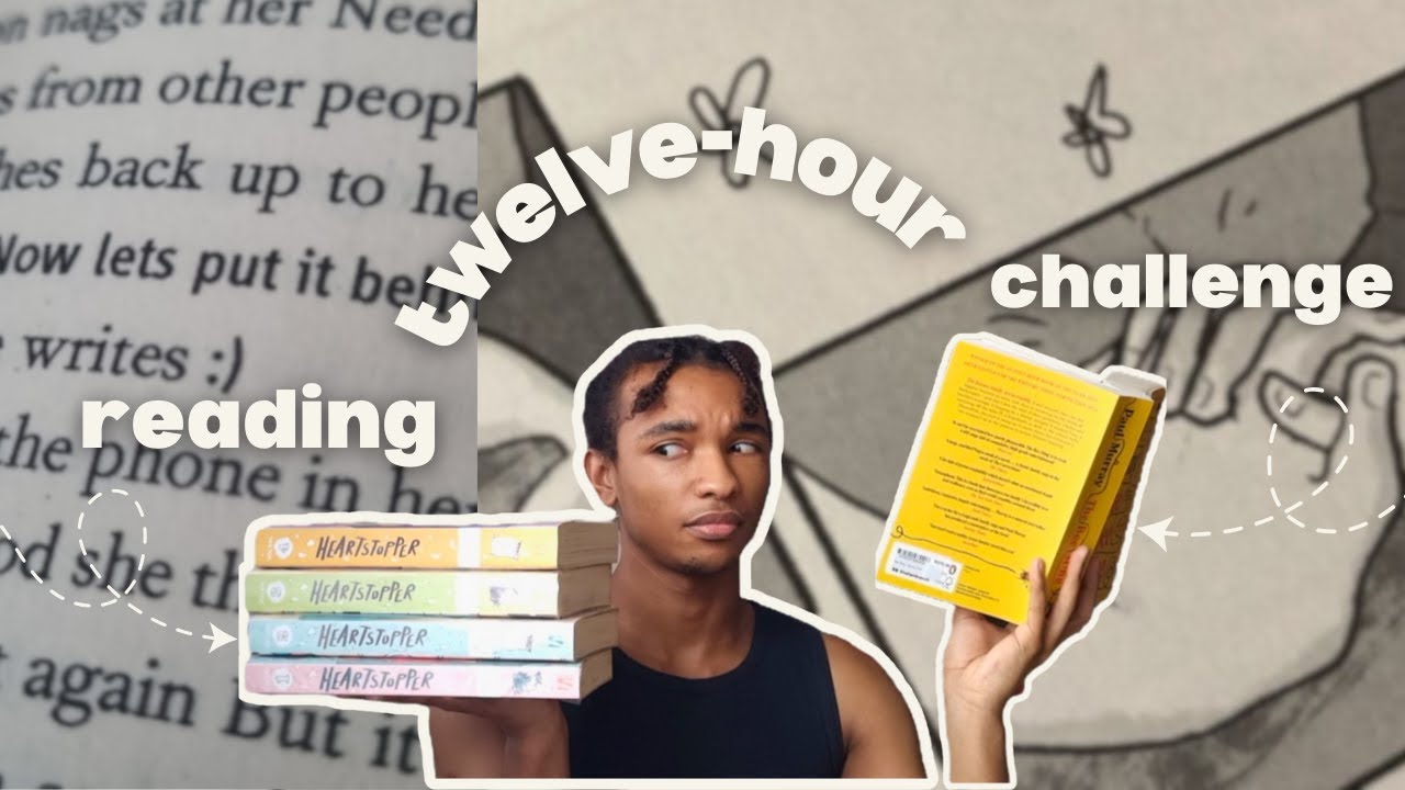 Reading for 12 hours (because 24 hrs was too scary) | Reading Vlog (ft. Charles)