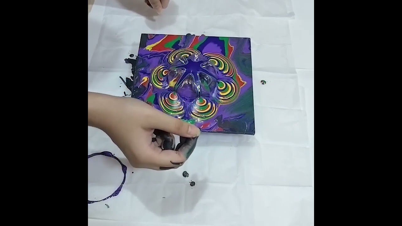 In Real time, Fluid art