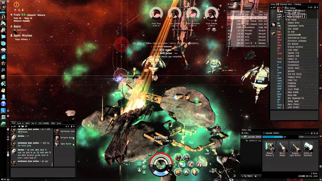 EVE Rifter Fun - LVL 1 Mission