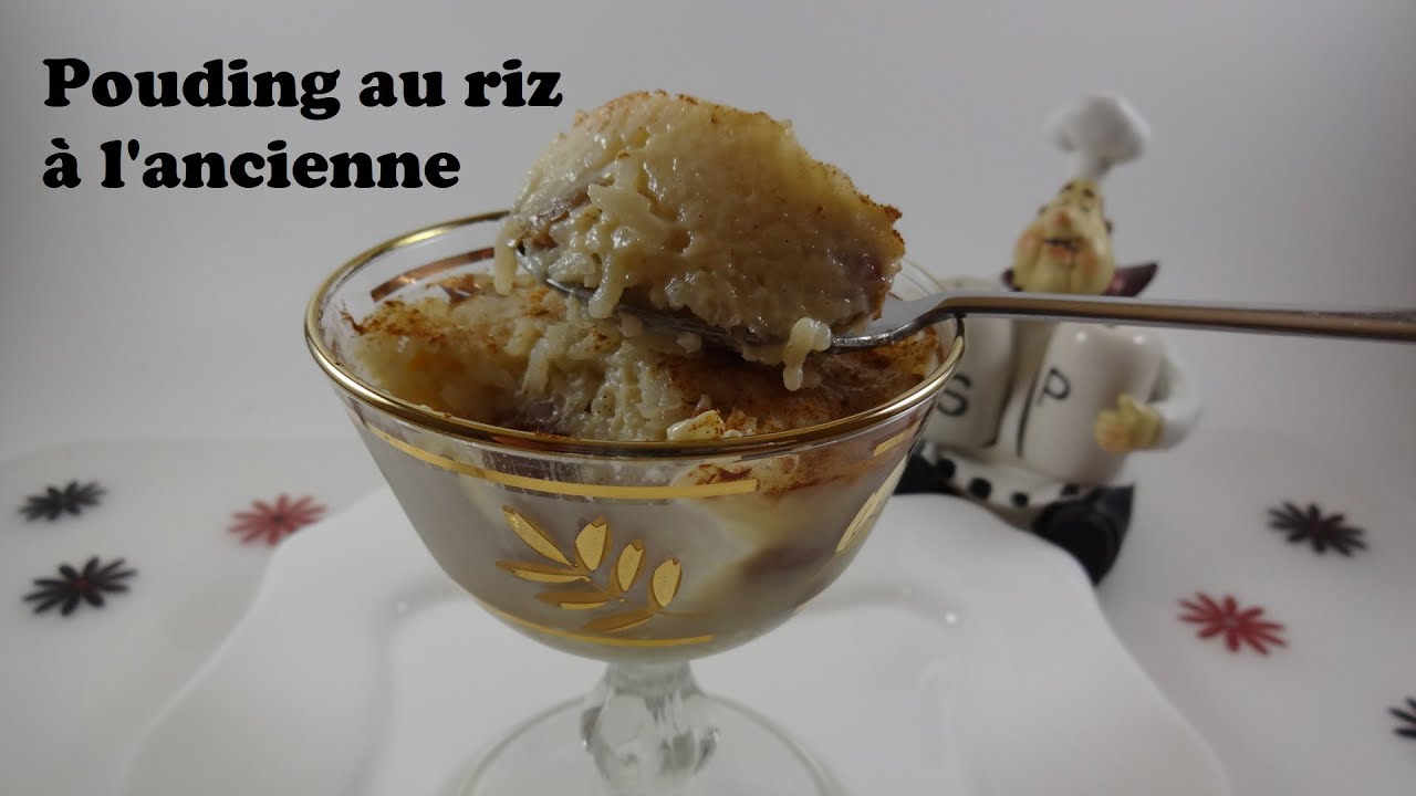 Pouding au riz à l'ancienne