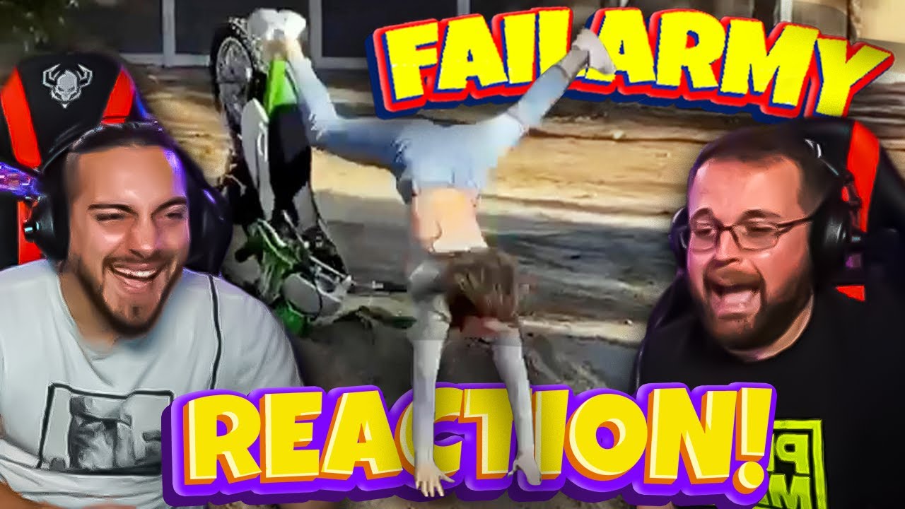 REACTION ai FAILARMY - SI FANNO TUTTI MALE CON IL GHIACCIO! 🤣