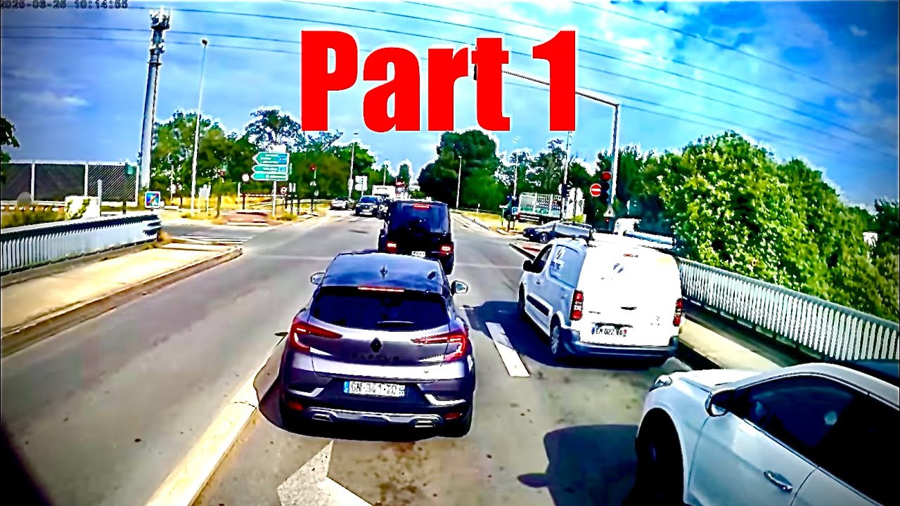 Compilation Dashcam poids lourds agglomération de bordeaux.(part1)