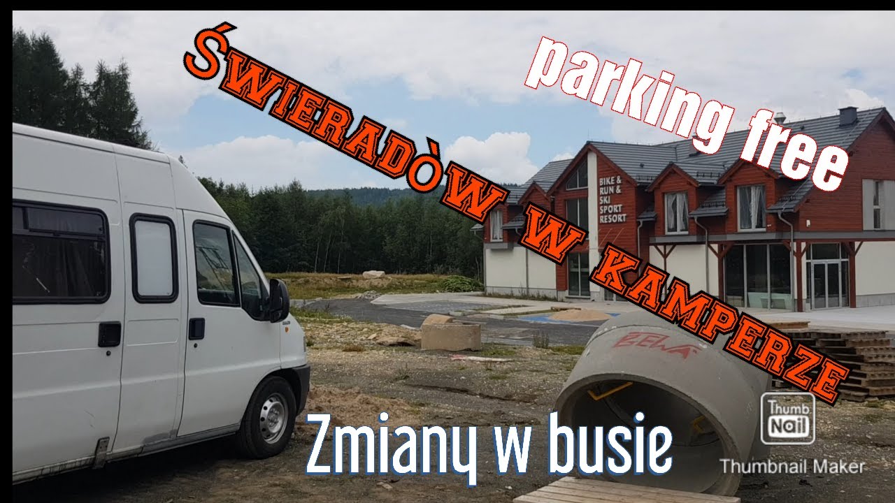Zmiany w kamperze!! 3 dni w busie. Świeradów zdrój piękna wycieczka