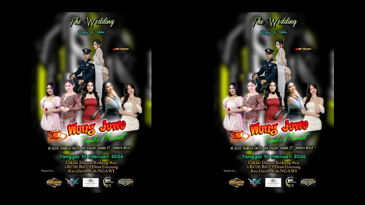 🔴🔵 LIVE : Wong Jowo | Wedding 