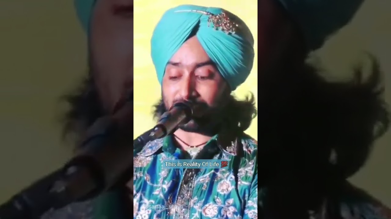 Reality of life by satinder sartaaj live #satindersartaaj #satindersartajlive