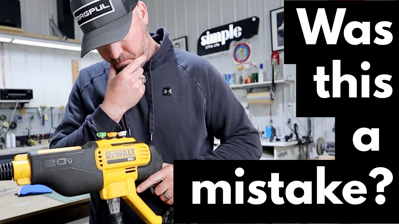 This is what happened when I bought a dewalt pressure cleaner