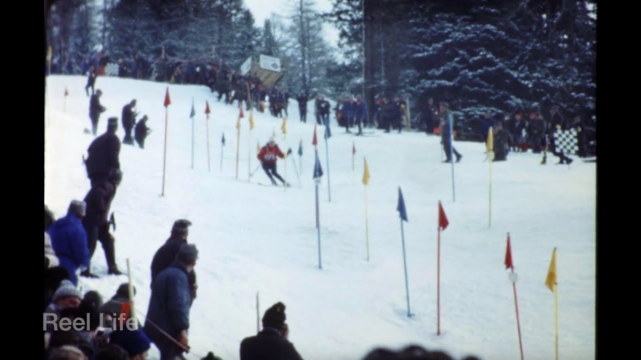 1964 Winter Olympic Games, Slalom and Giant Slalom, behind the scenes, Innsbruck, Austria