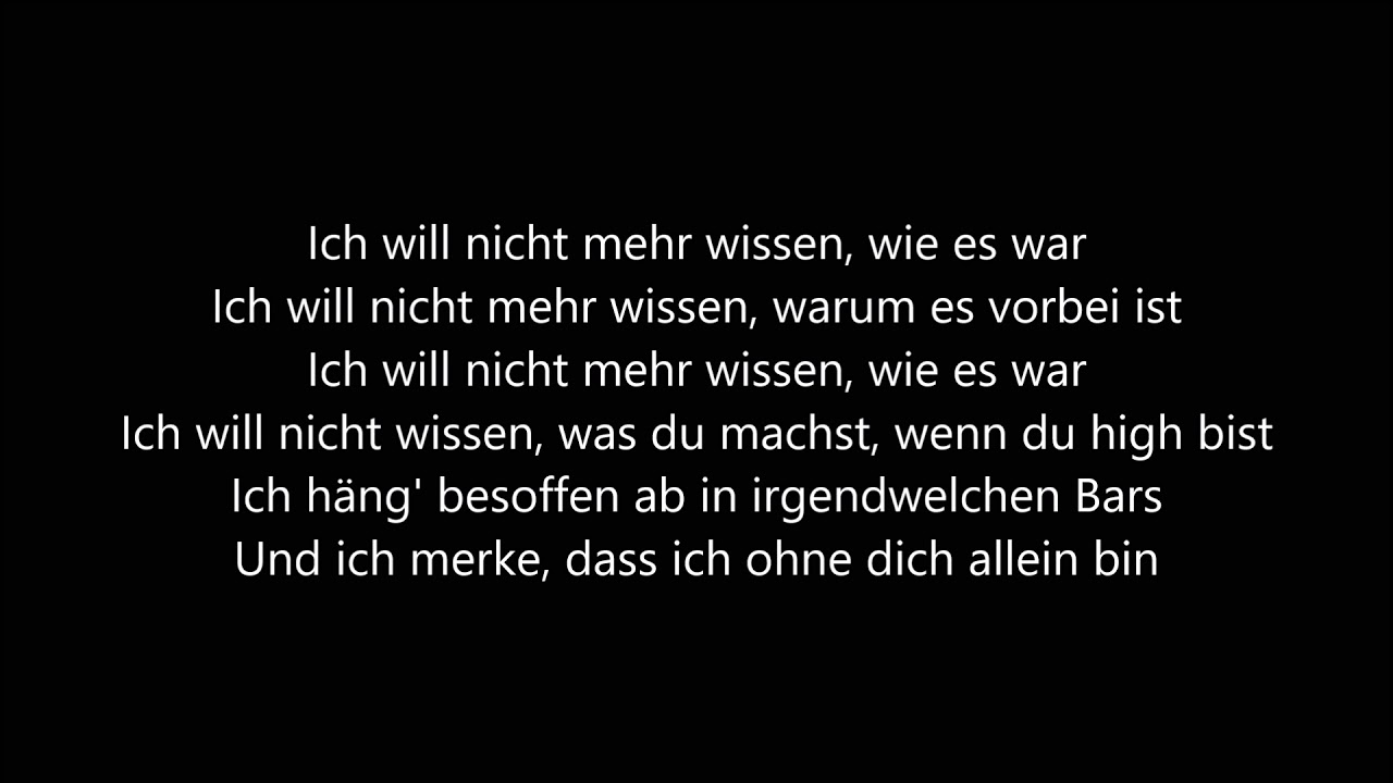 Juju feat. Henning May - Vermissen Lyrics