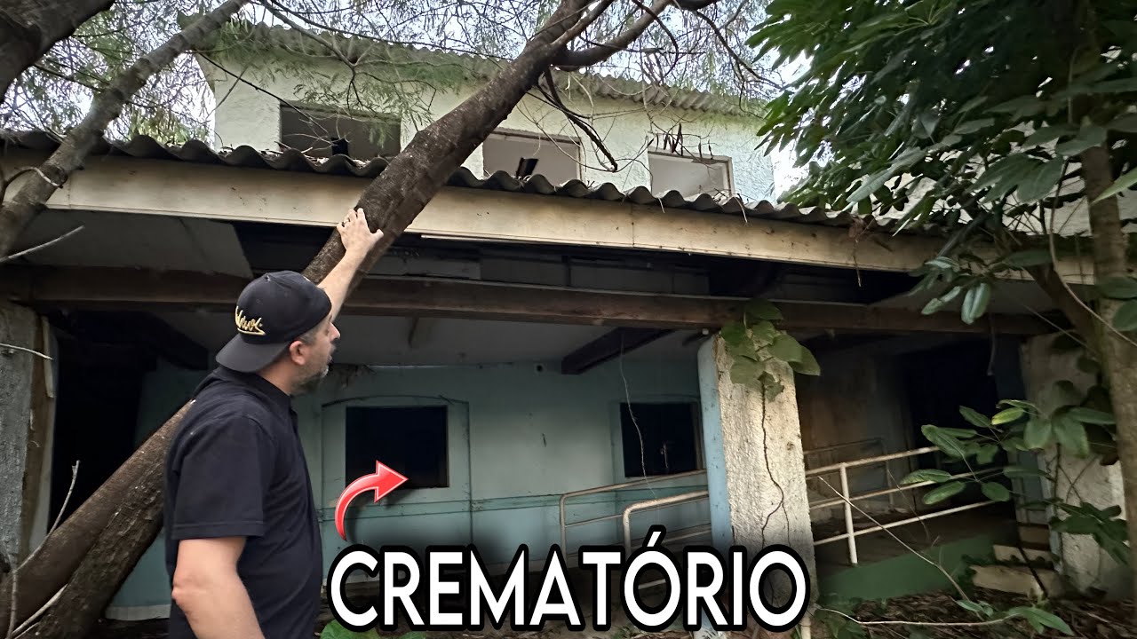 CLÍNICA PSIQUIÁTRICA ABANDONADA com CREM4TÓRI0 ESCONDIDO!