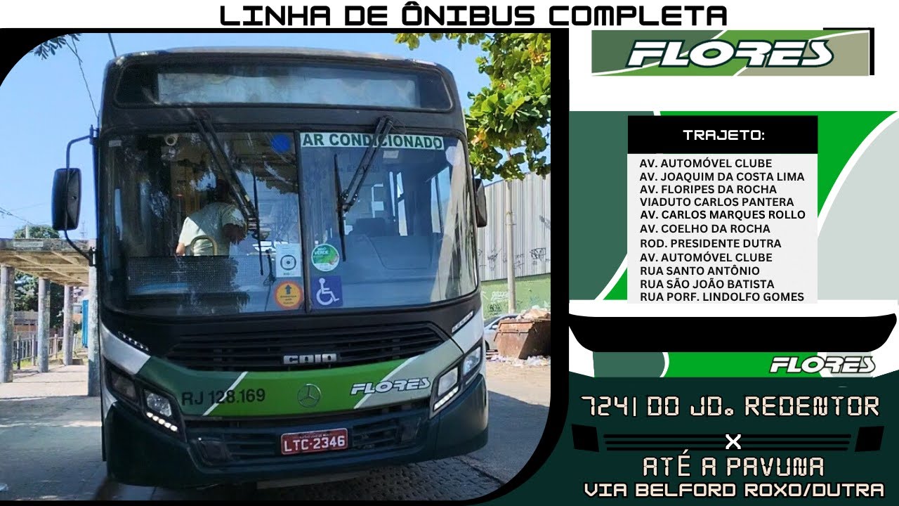 🚏🚌💨 Rota: 724I DO JD. REDENTOR ATÉ A PAVUNA VIA DUTRA - 