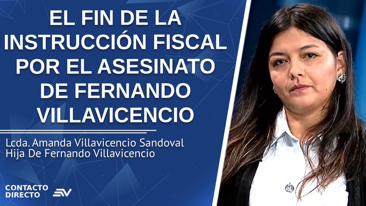 Entrevista con Amanda Villavicencio - Hija De Fernando Villavicencio | Contacto Directo | Ecuavisa