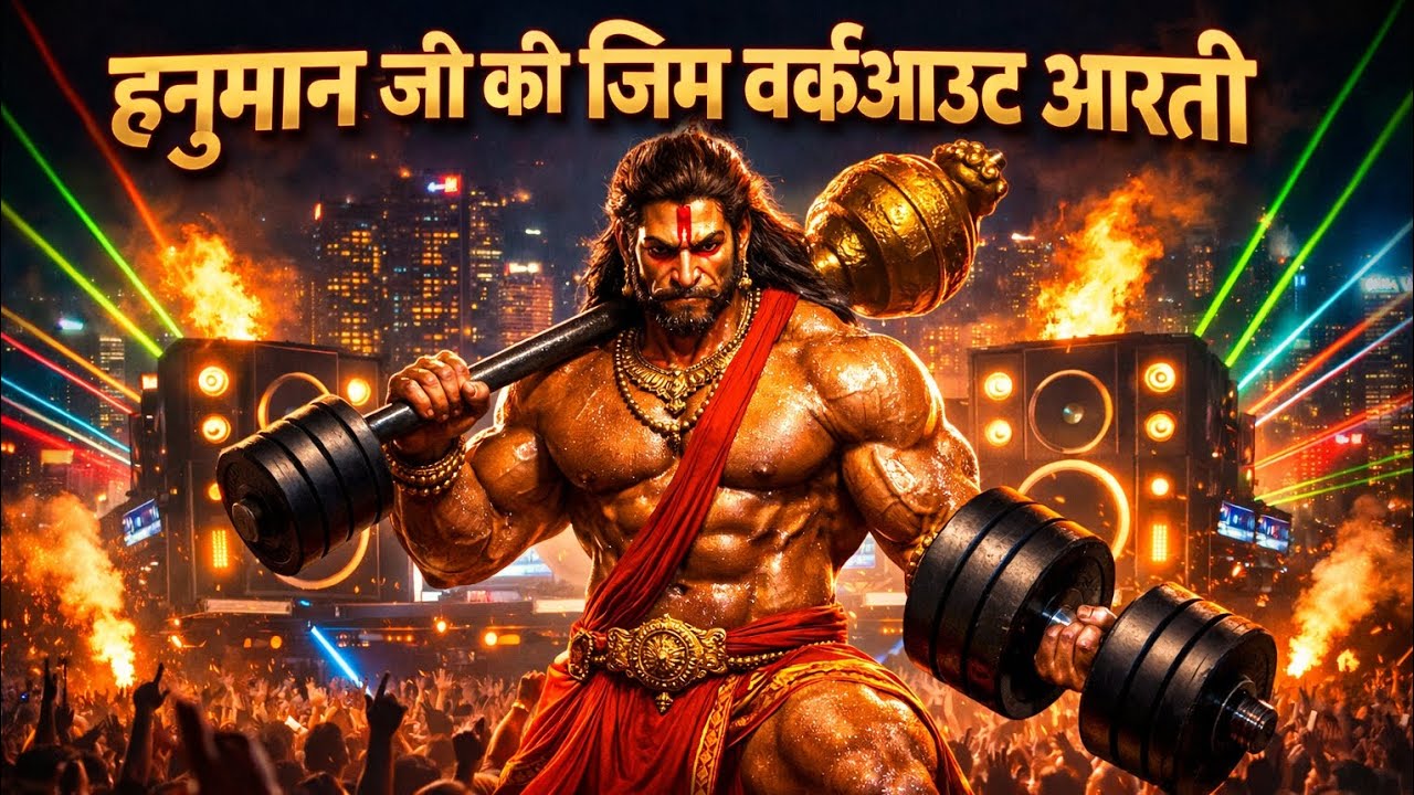हनुमान जी की जिम वर्कआउट आरती | Full 2–3 Min DJ Remix