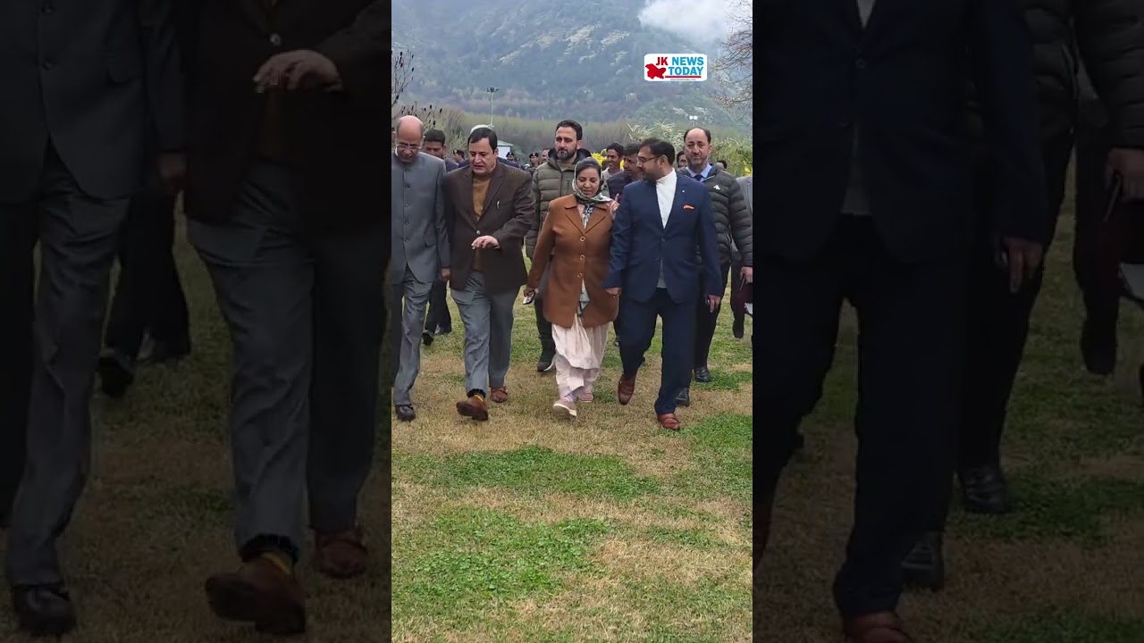 Sakina enjoying Tulip Garden as it opens | JK News Today