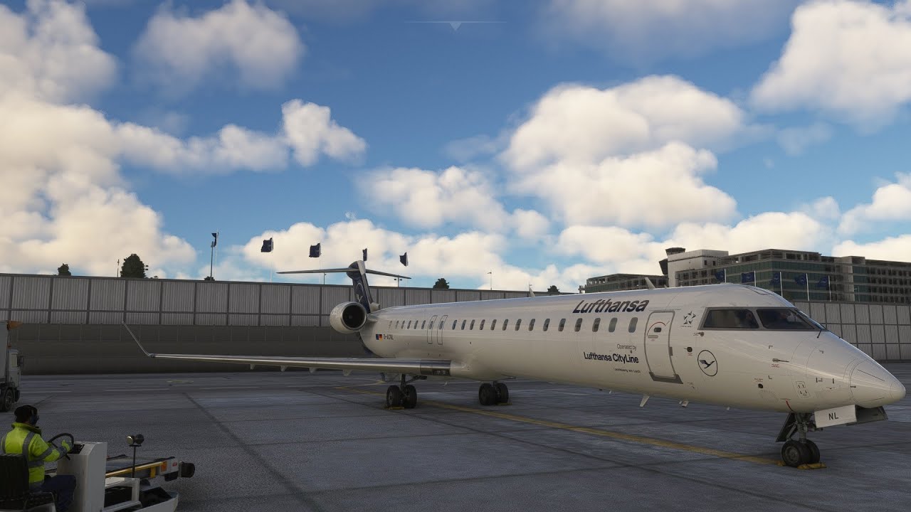 (GER/ENG) Lufthansa Cityline on #Vatsim- Bombardier CRJ-900LR #msfs2020 #msfs2024